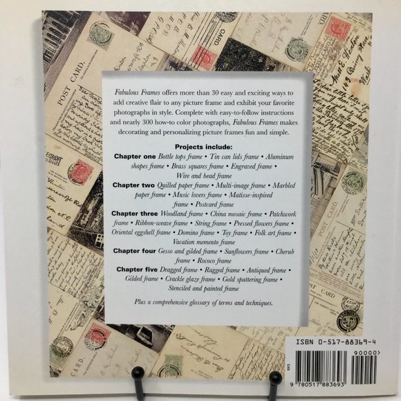 1990s Fabulous Frames by Deborah Schneebeli-Morrell Softcover Book - Picture 2 of 9